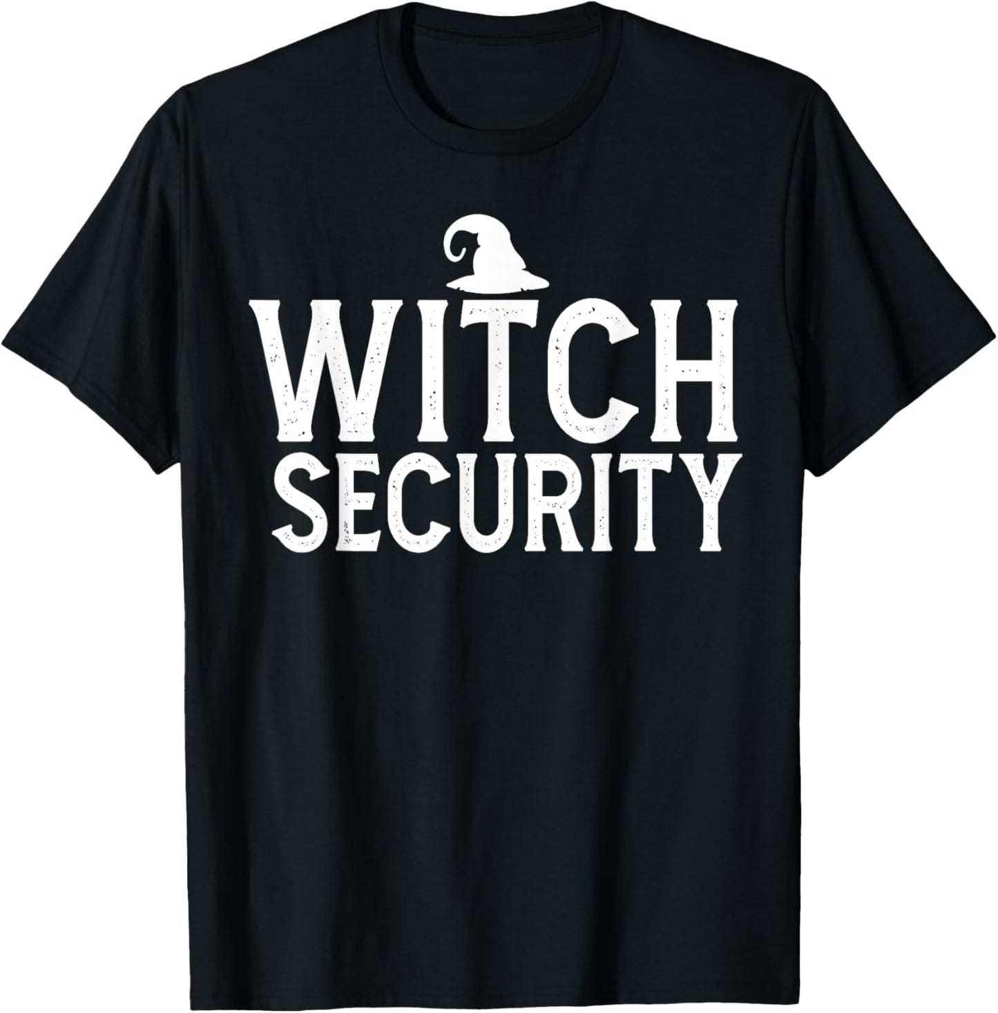 Funny Halloween Costume Witch Security Boyfriend Fun T-Shirt - T-Shirt | Black