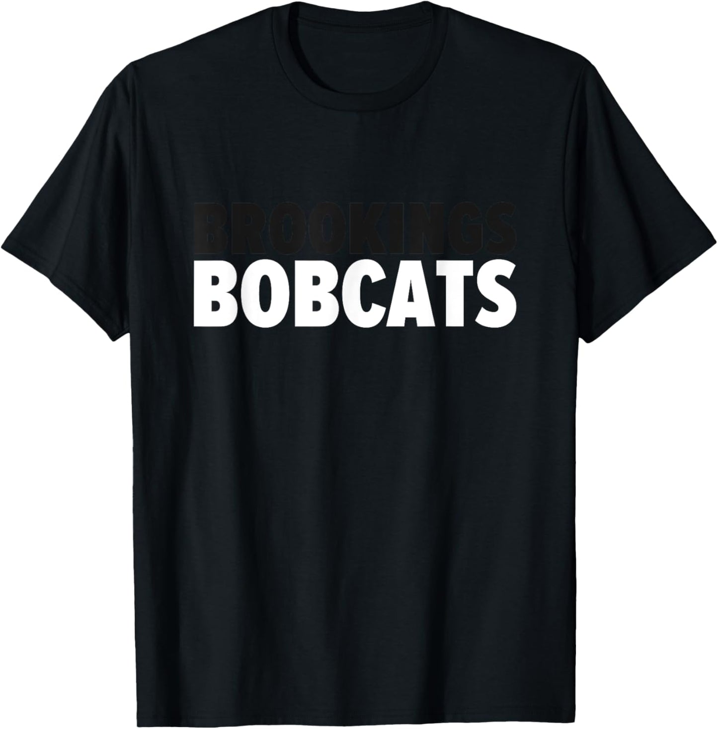 Brookings Bobcats Bold T-Shirt - T-Shirt | Black