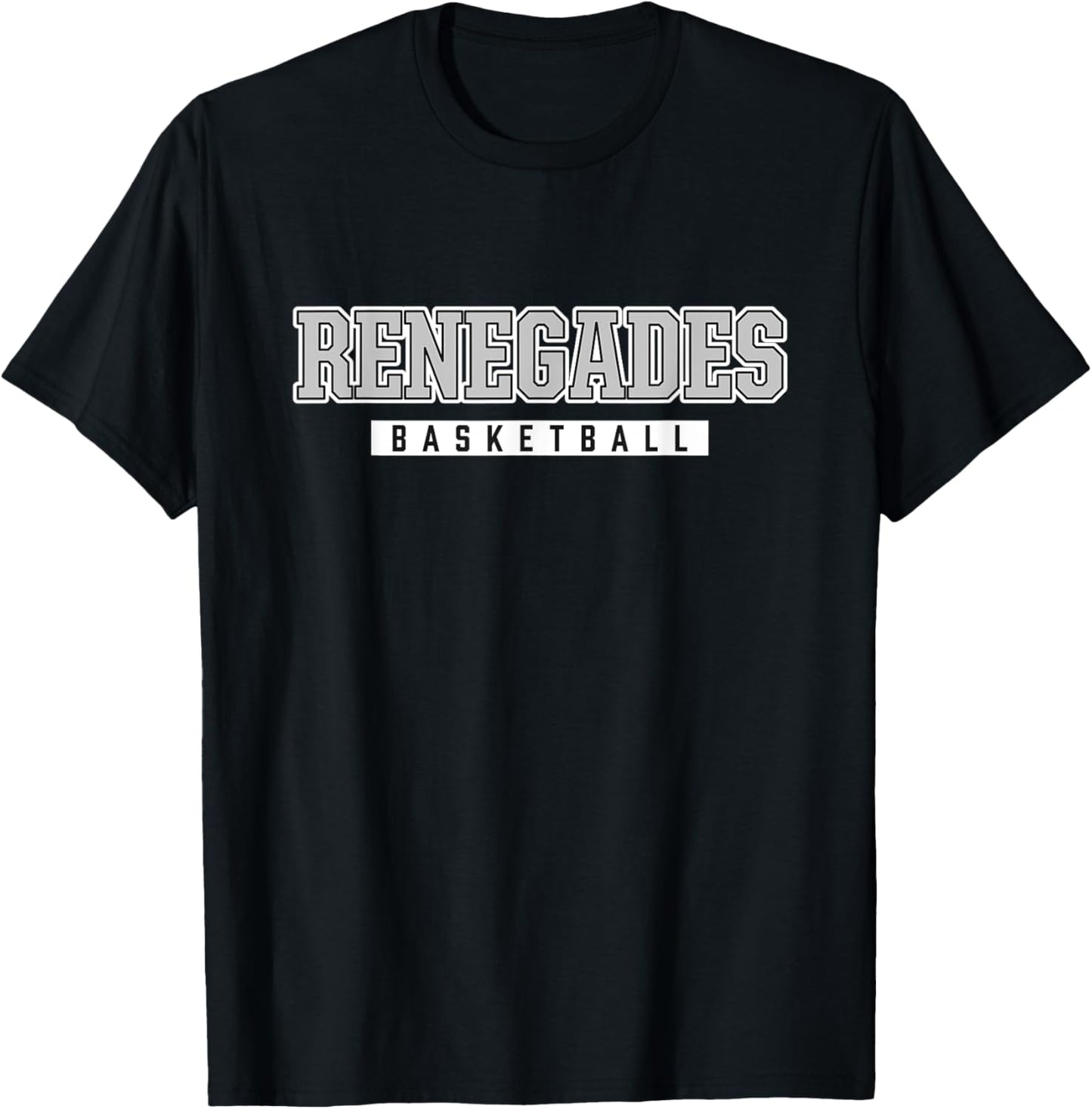 Renegades Basketball Westside High School T-Shirt - T-Shirt | Black