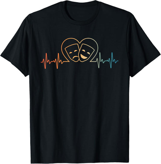 Funny Theater Design Women Drama Musical Theatre T-Shirt - T-Shirt | Black