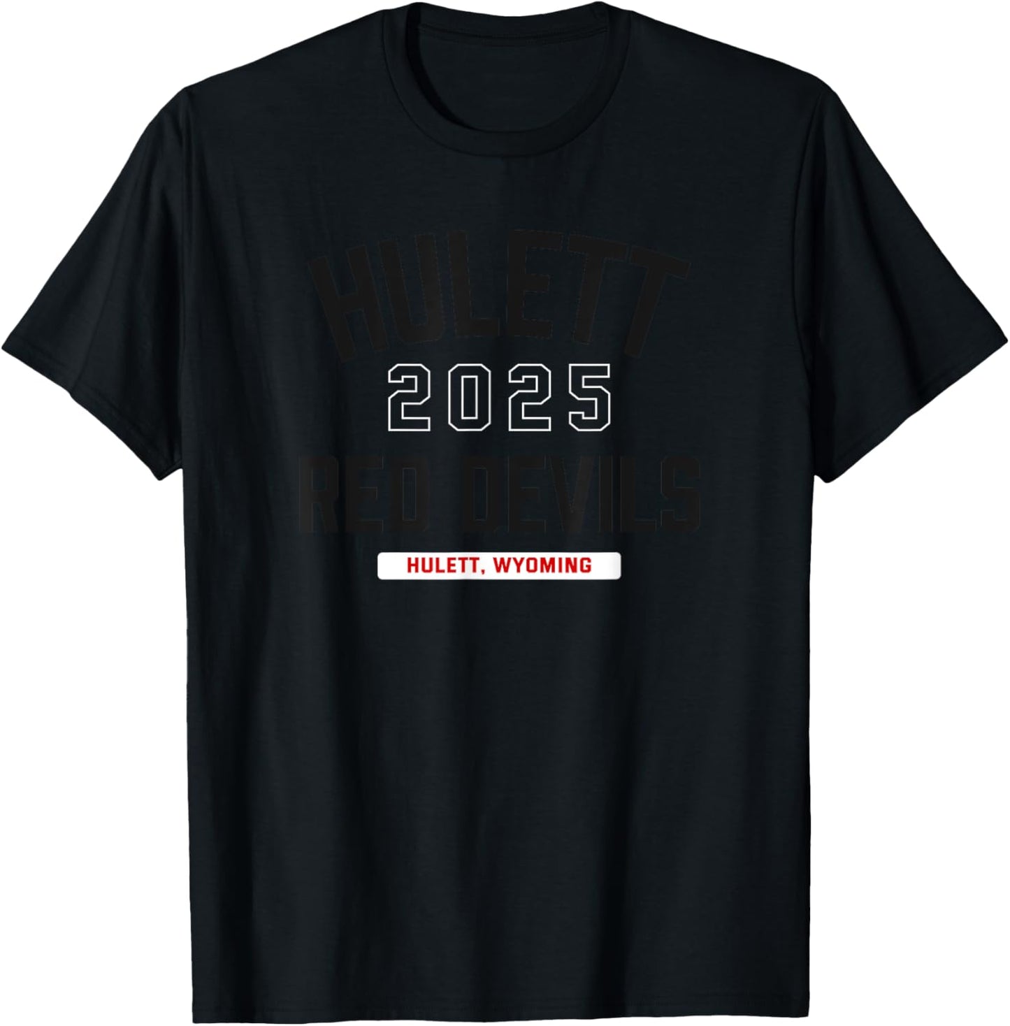 Hulett Red Devils Hulett, Wyoming 2025 T-Shirt - T-Shirt | Black