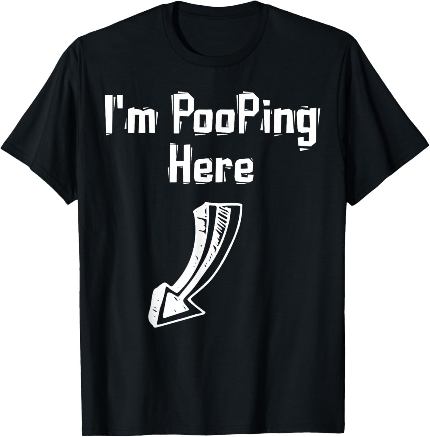 Funny Ileostomy Colostomy Poop Shirt Ostomy Bag Humor T-Shirt - T-Shirt | Black
