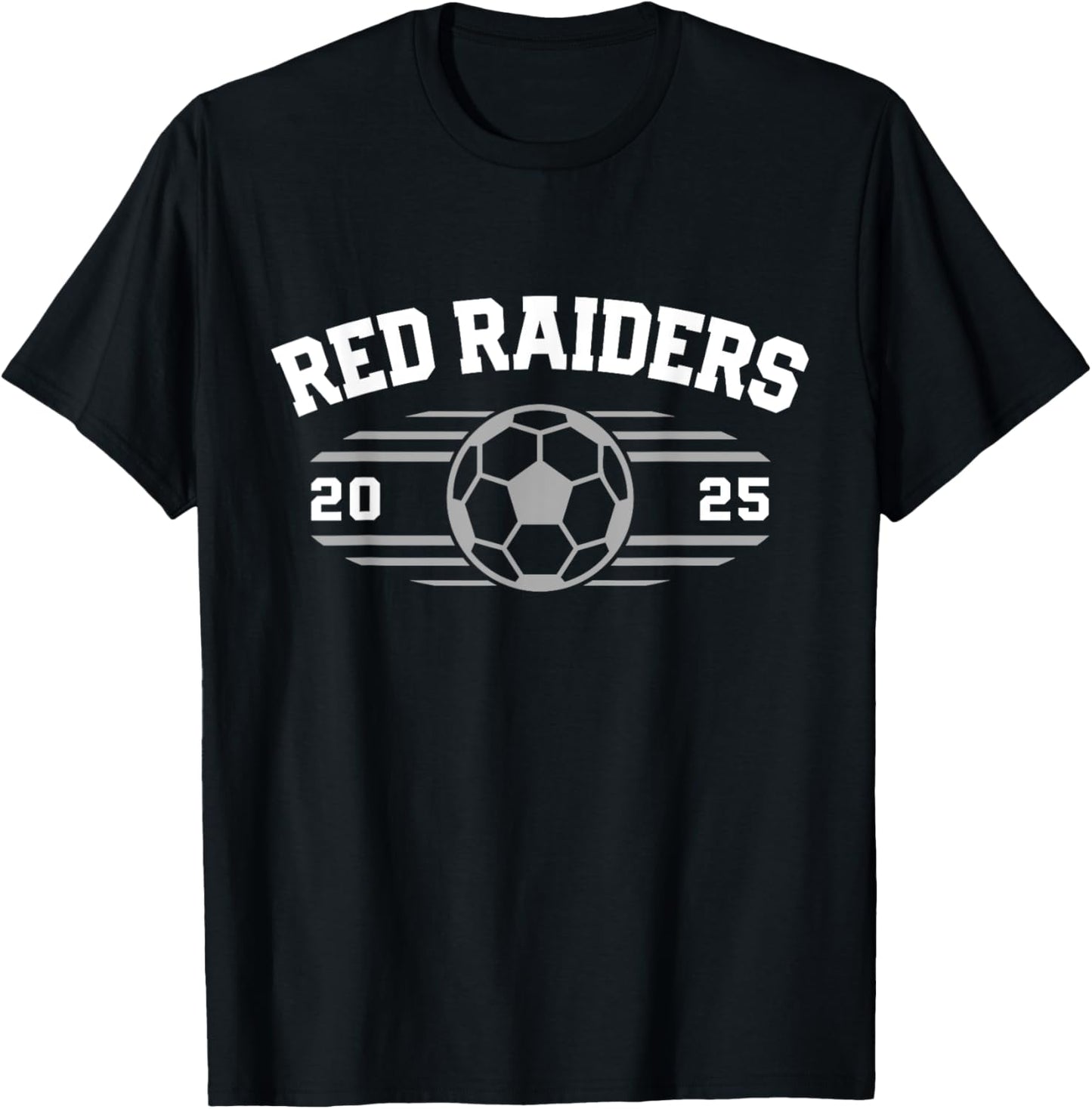 Red Raiders Ajo Soccer Ball 2025 HS T-Shirt - T-Shirt | Black