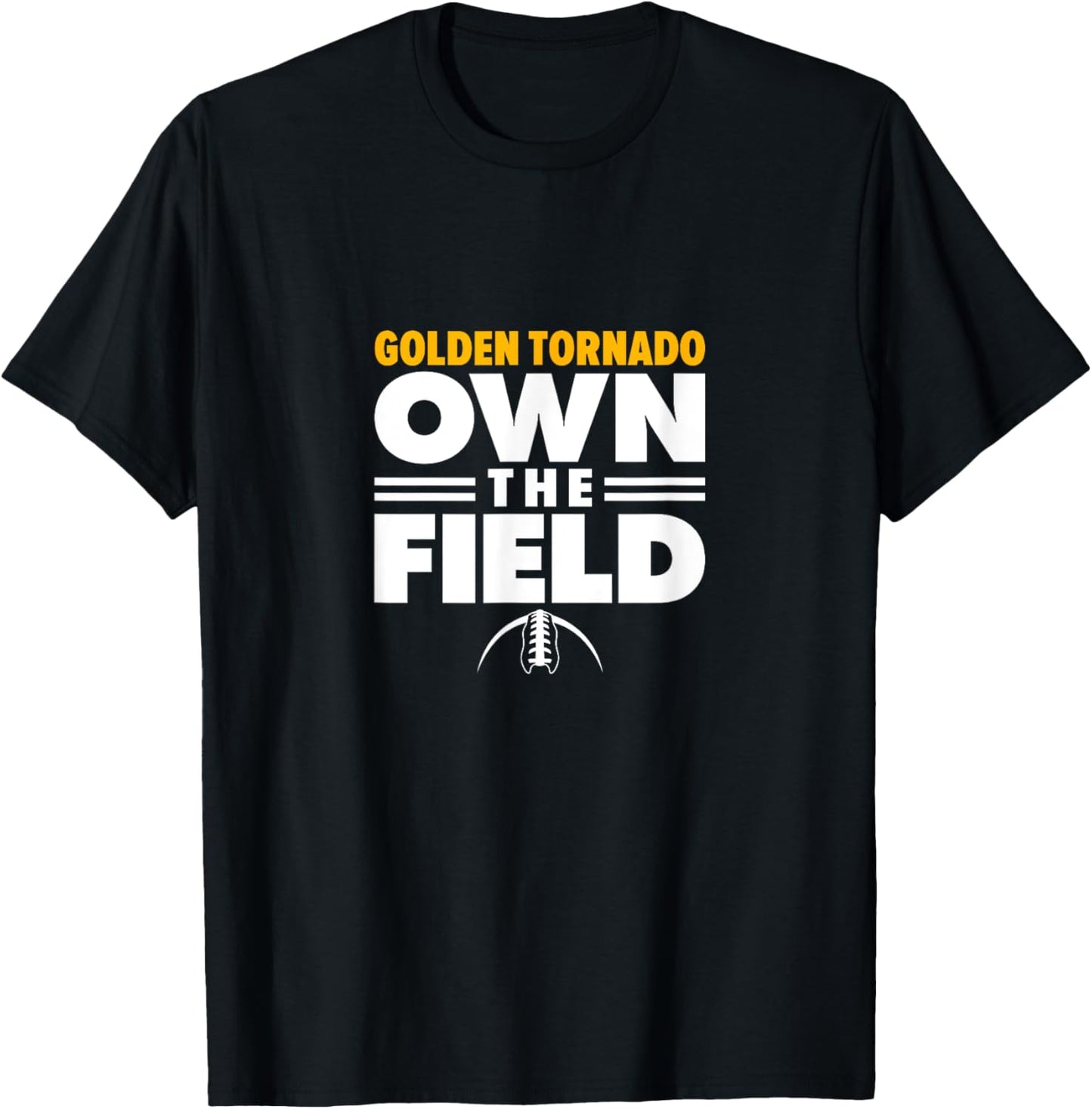 Haynesville Golden Tornado Own the Field T-Shirt - T-Shirt | Black
