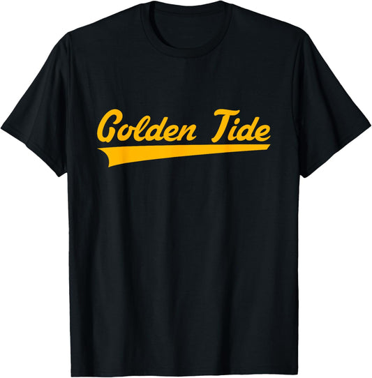 Peabody Golden Tide Vintage Swoosh T-Shirt - T-Shirt | Black