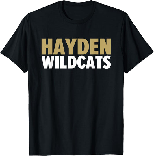 Hayden Wildcats Bold T-Shirt - T-Shirt | Black