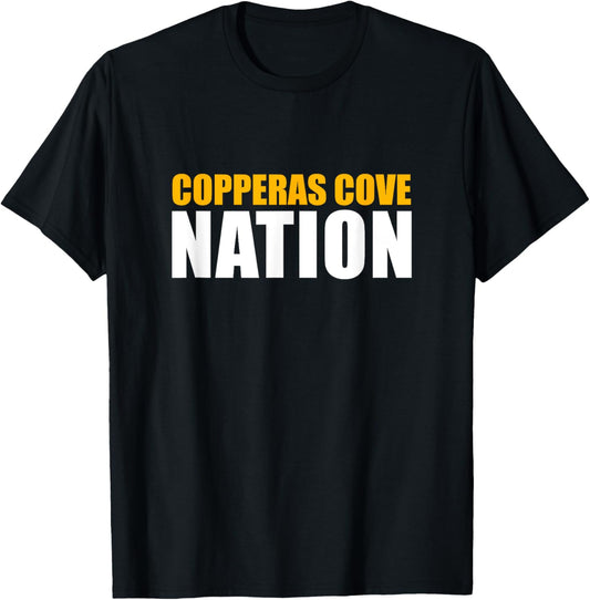 Copperas Cove High School Nation T-Shirt - T-Shirt | Black