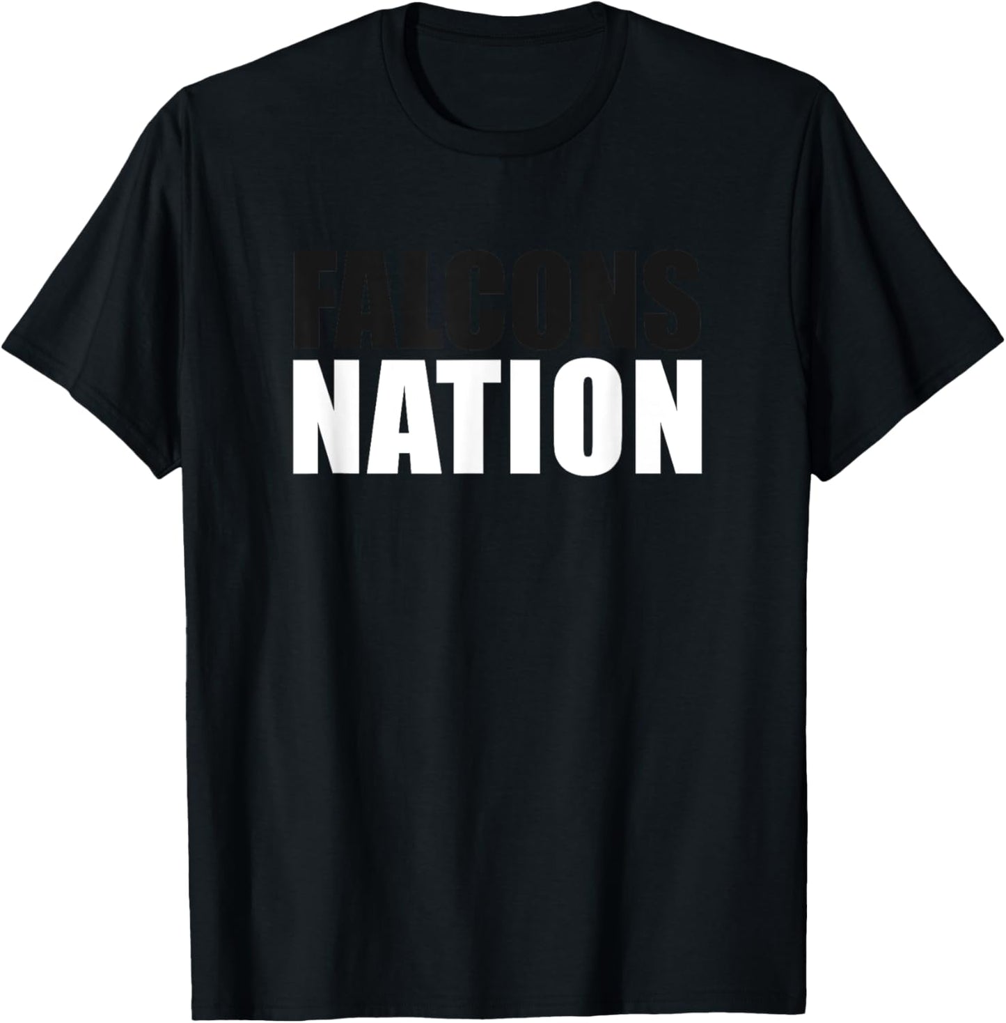 Fairfield Union Falcons Nation HS T-Shirt - T-Shirt | Black