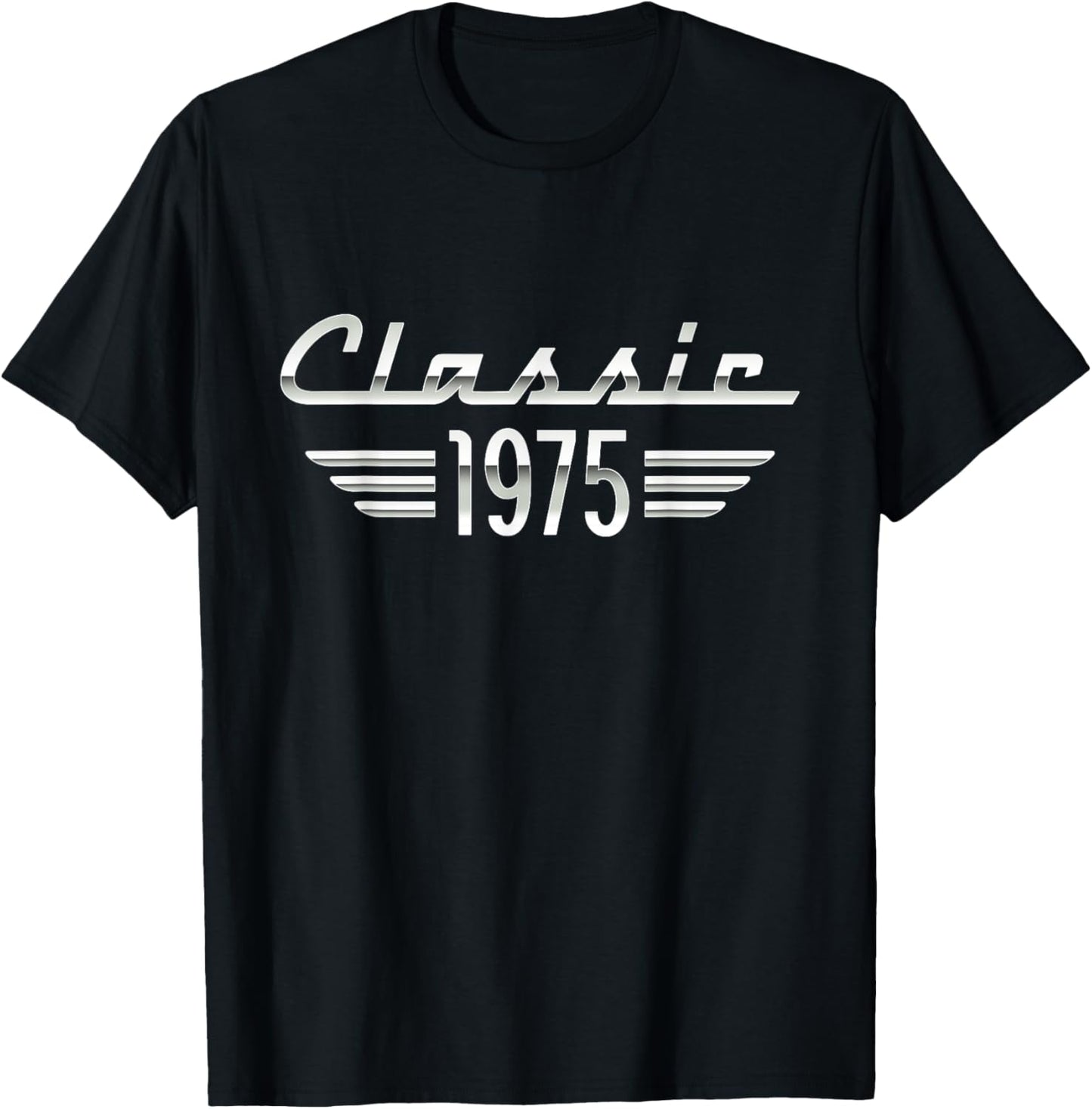 50 Year Old Gifts Classic 1975 50th Birthday T-Shirt - T-Shirt | Black