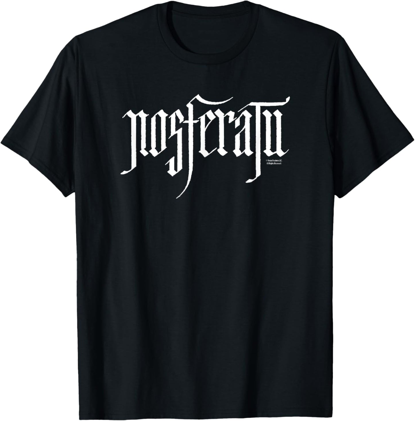Nosferatu Logo White T-Shirt - T-Shirt | Black
