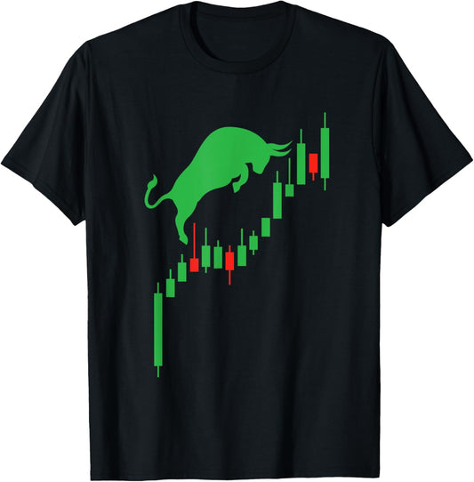 Best Stock Market Art Women Stock Broker Day Trading T-Shirt - T-Shirt | Black