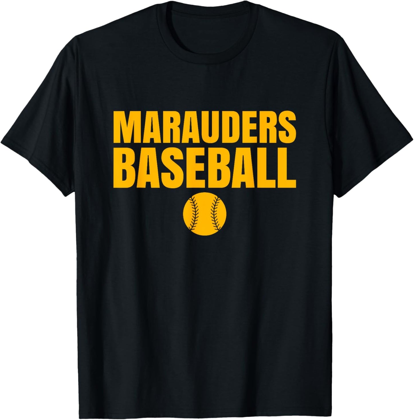 Meigs Marauders Baseball T-Shirt - T-Shirt | Black
