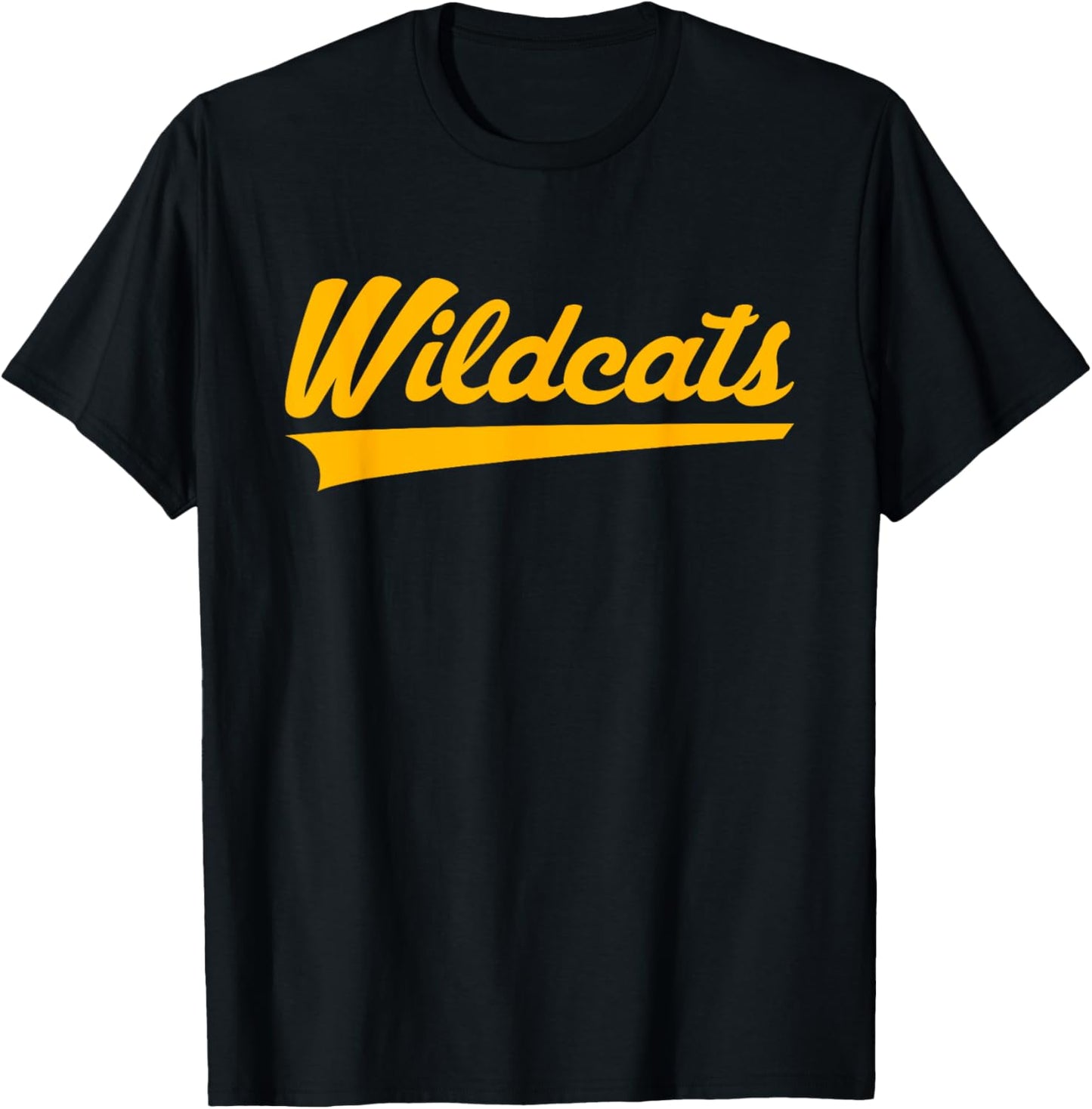 Marion Wildcats Vintage Swoosh T-Shirt - T-Shirt | Black