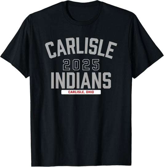 Carlisle Indians Carlisle, Ohio 2025 T-Shirt - T-Shirt | Black