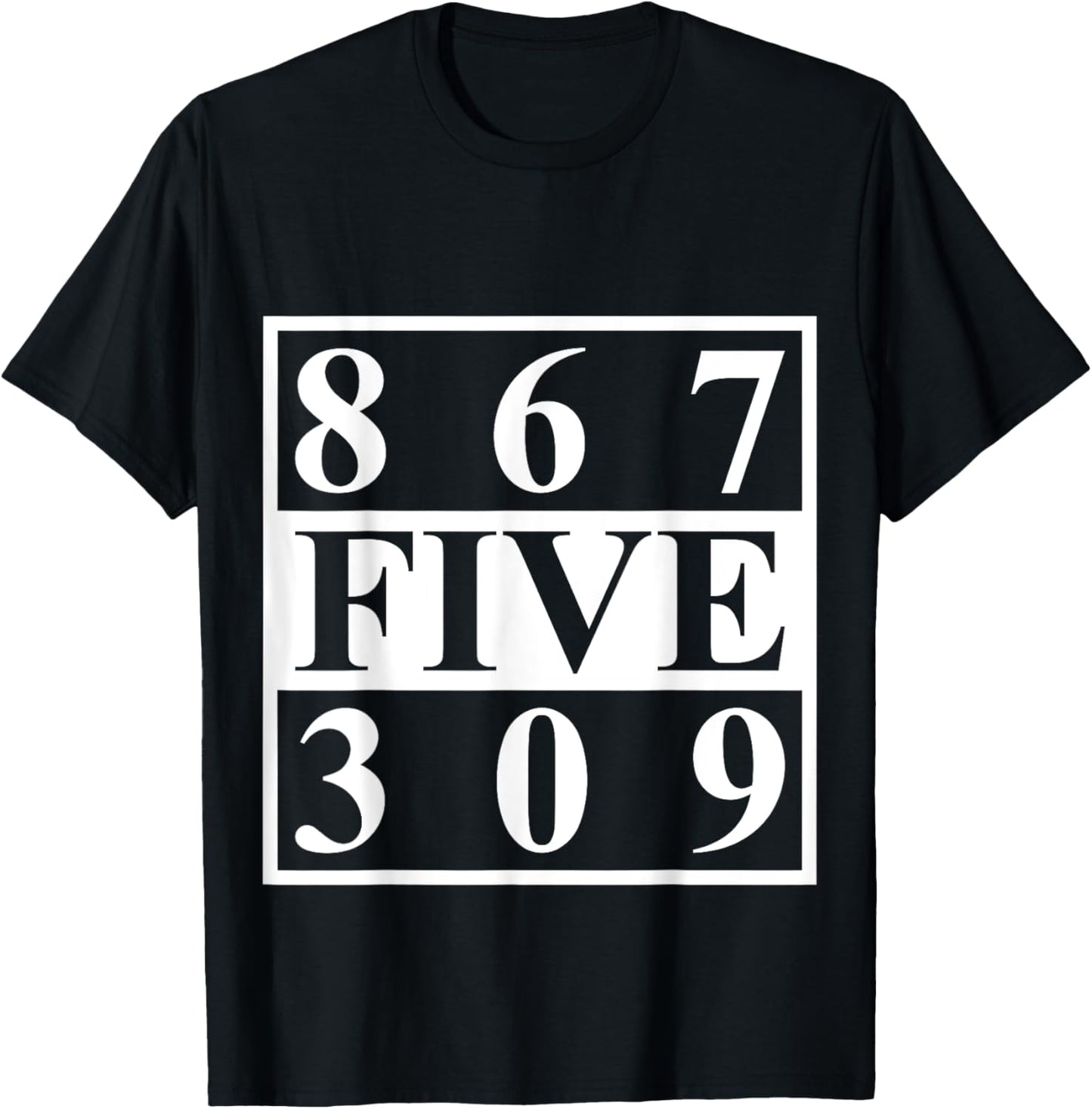 Nostalgic 8675309 Vintage Eighties Funny 80s T-Shirt - T-Shirt | Black
