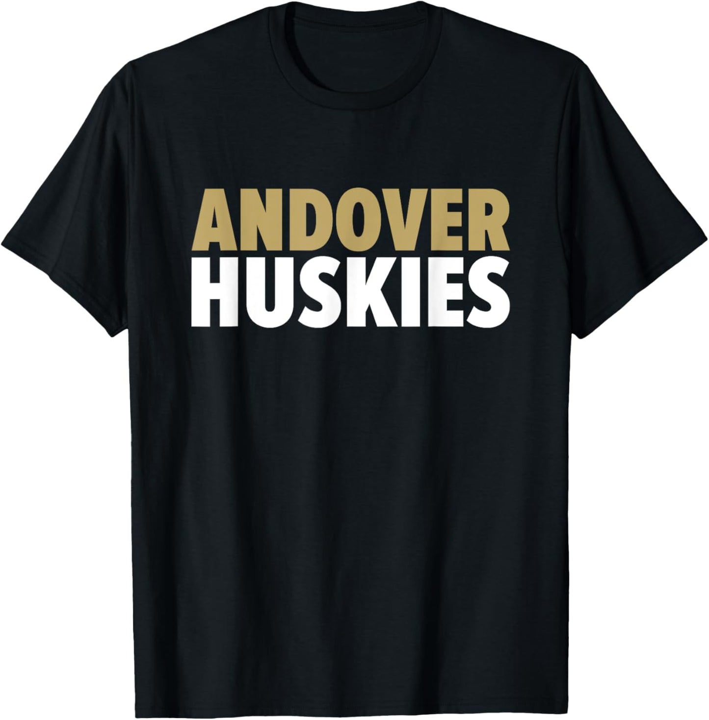 Andover Huskies Bold T-Shirt - T-Shirt | Black