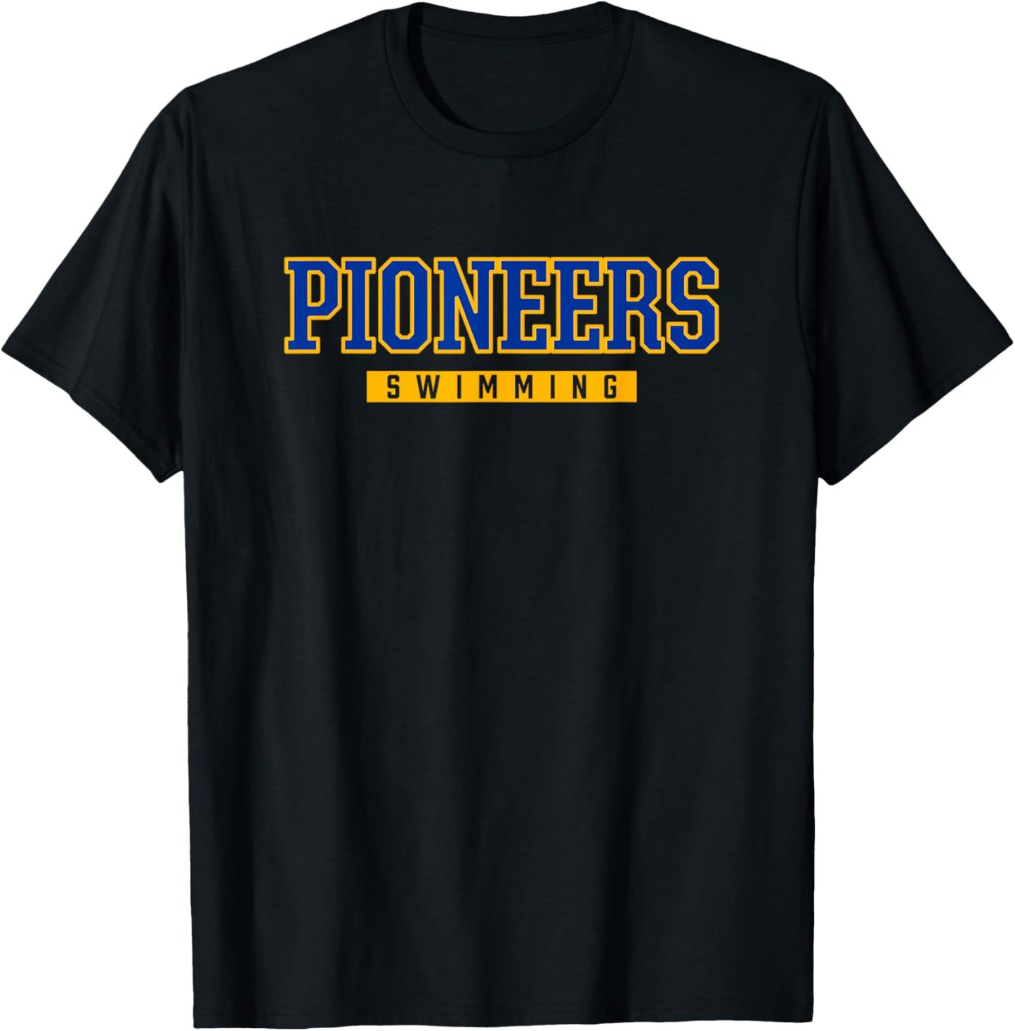 Stillwater Pioneers Swimming T-Shirt - T-Shirt | Black