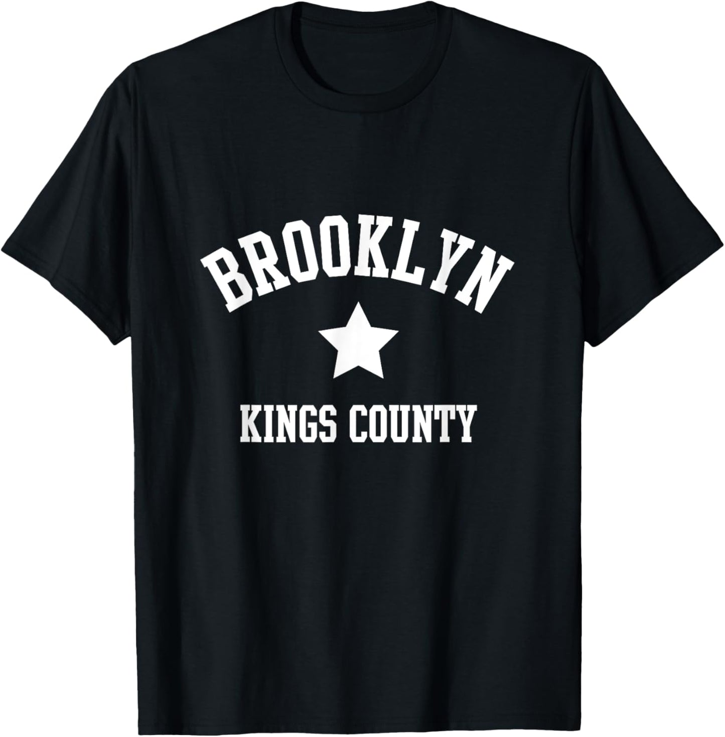 Brooklyn Kings County NY New York Coolest borough T-Shirt - T-Shirt | Black