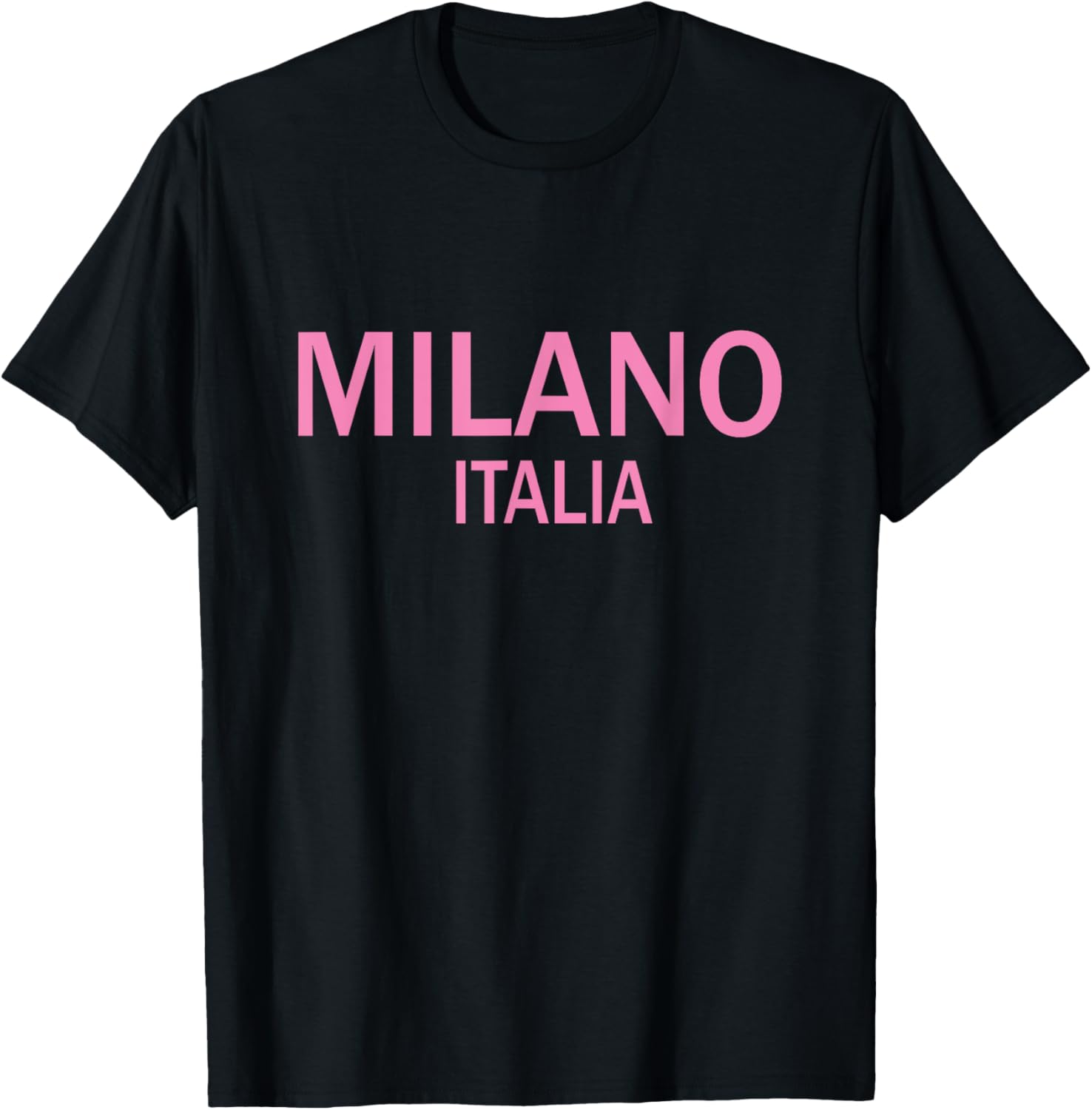 Milano Italia Vintage Italy Italian Souvenir Travel T T-Shirt - T-Shirt | Black