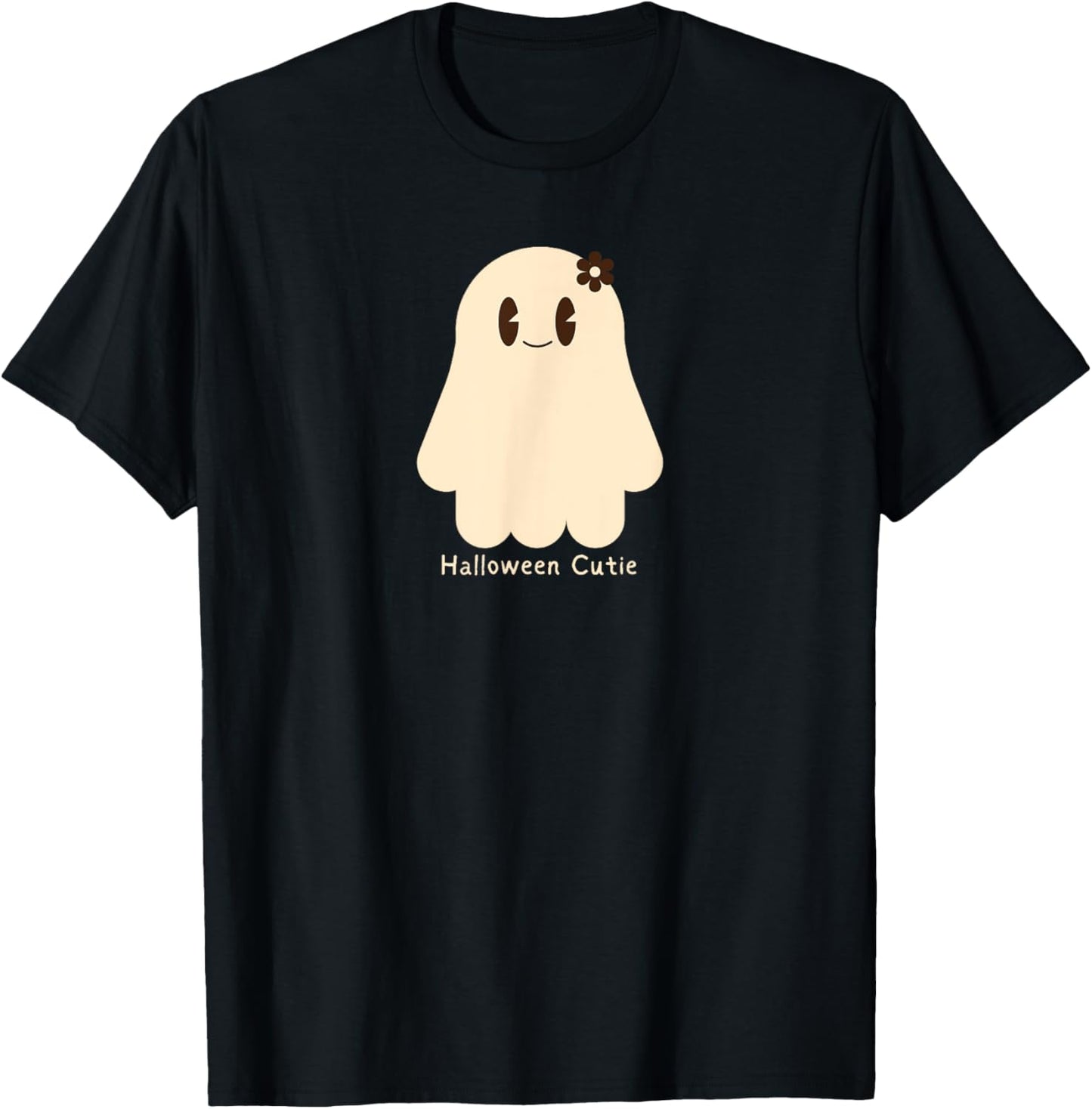 Halloween Cutie Ghost T-Shirt - T-Shirt | Black