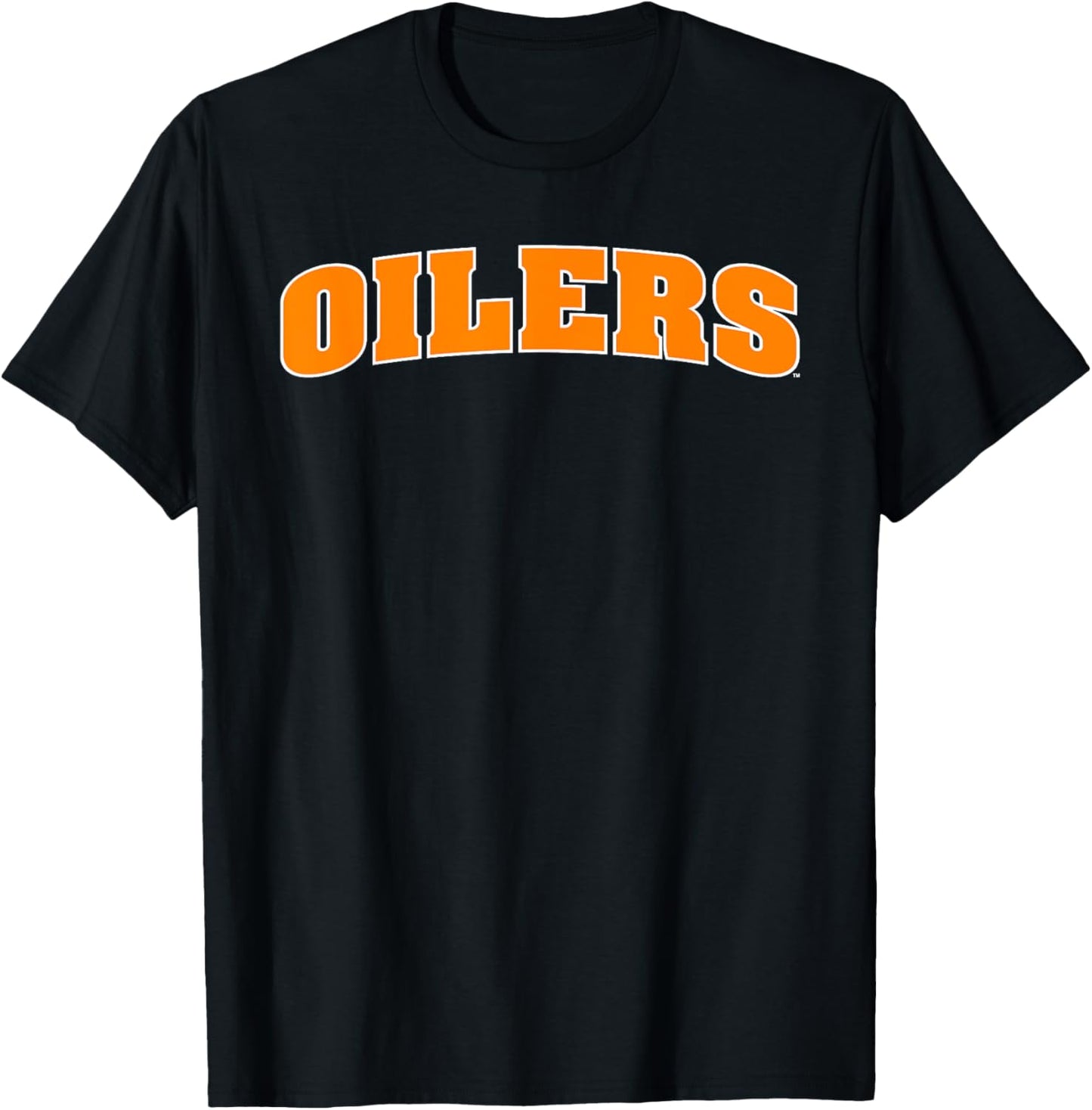 University of Findlay Oilers Block Type Logo T-Shirt - T-Shirt | Black