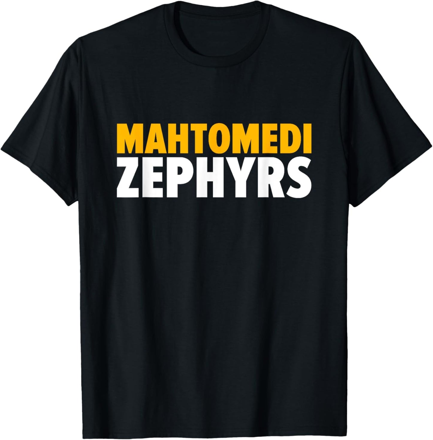 Mahtomedi Zephyrs Bold T-Shirt - T-Shirt | Black