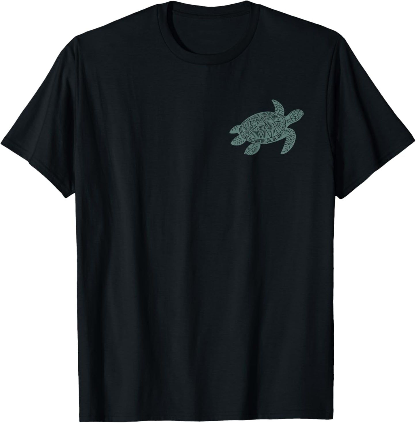 Love Sea Turtles Ocean Lovers Nature T-Shirt - T-Shirt | Black
