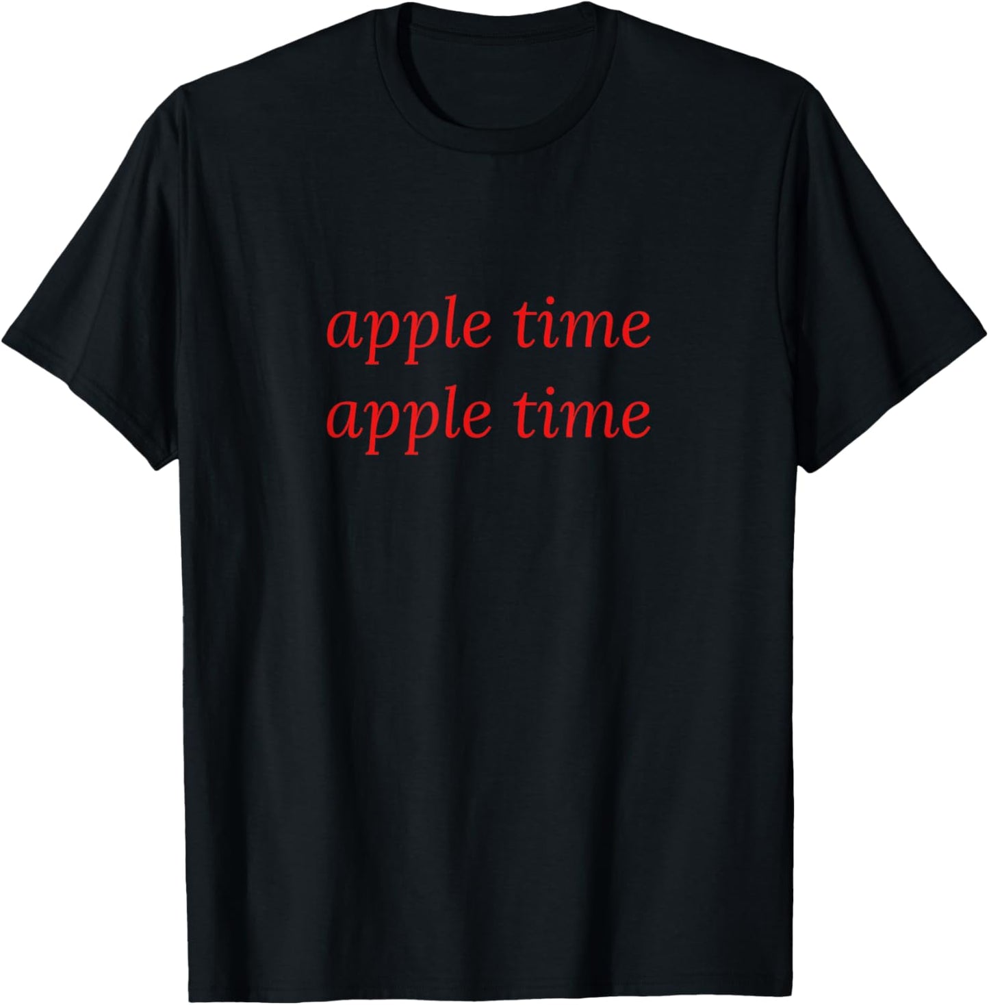 Apple Time T-Shirt - T-Shirt | Black