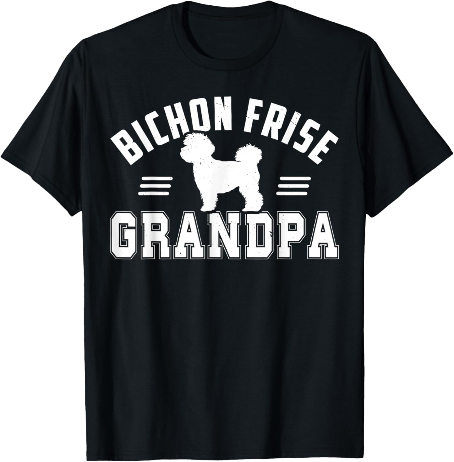 Bichon Frise Grandpa Bichon Frise Dog Women T-Shirt - T-Shirt | Black