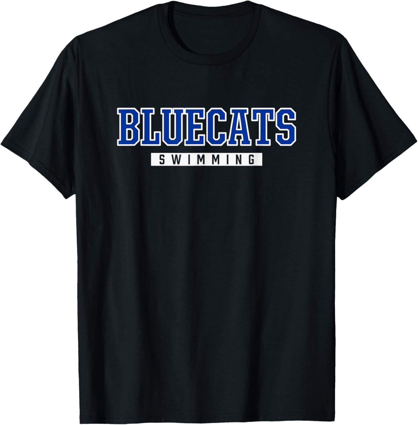 Coleman Bluecats Swimming T-Shirt - T-Shirt | Black