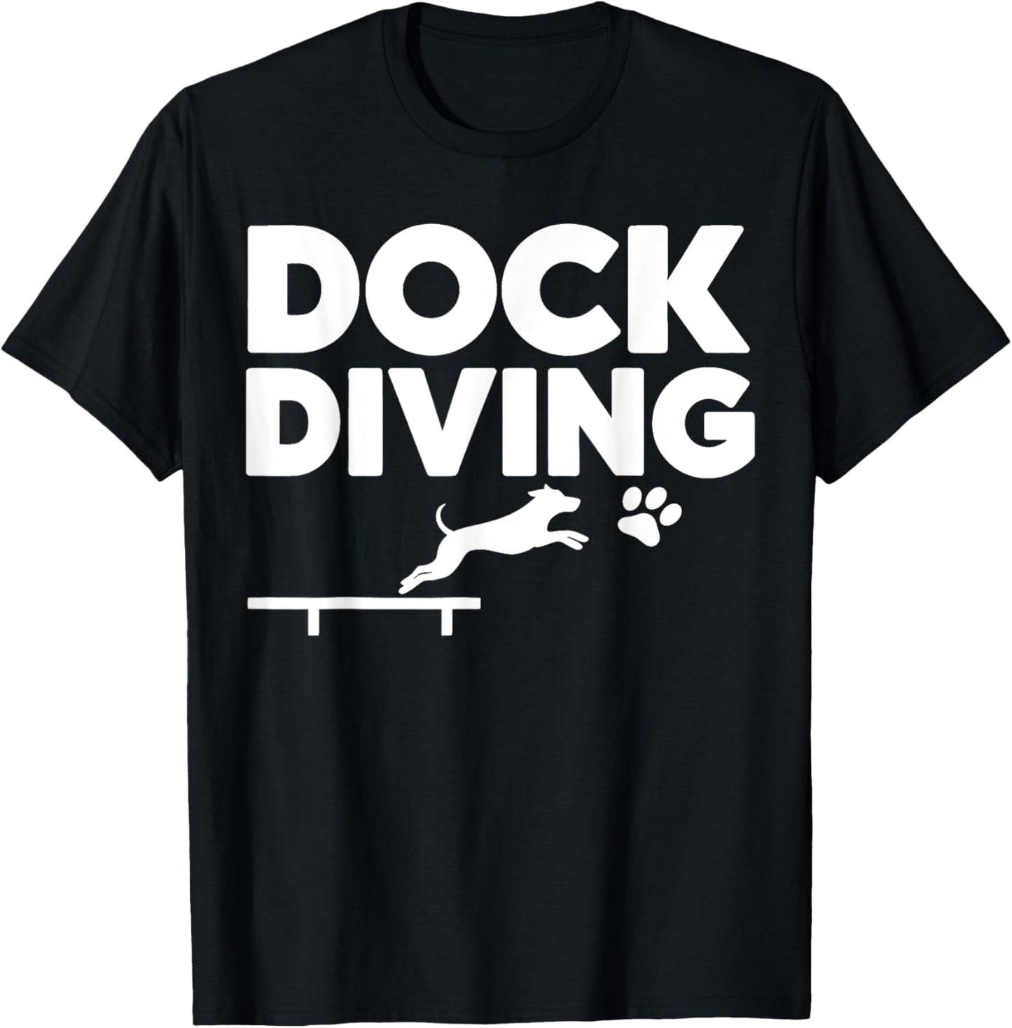 Dock Diving Dog Dock Diving T-Shirt - T-Shirt | Black