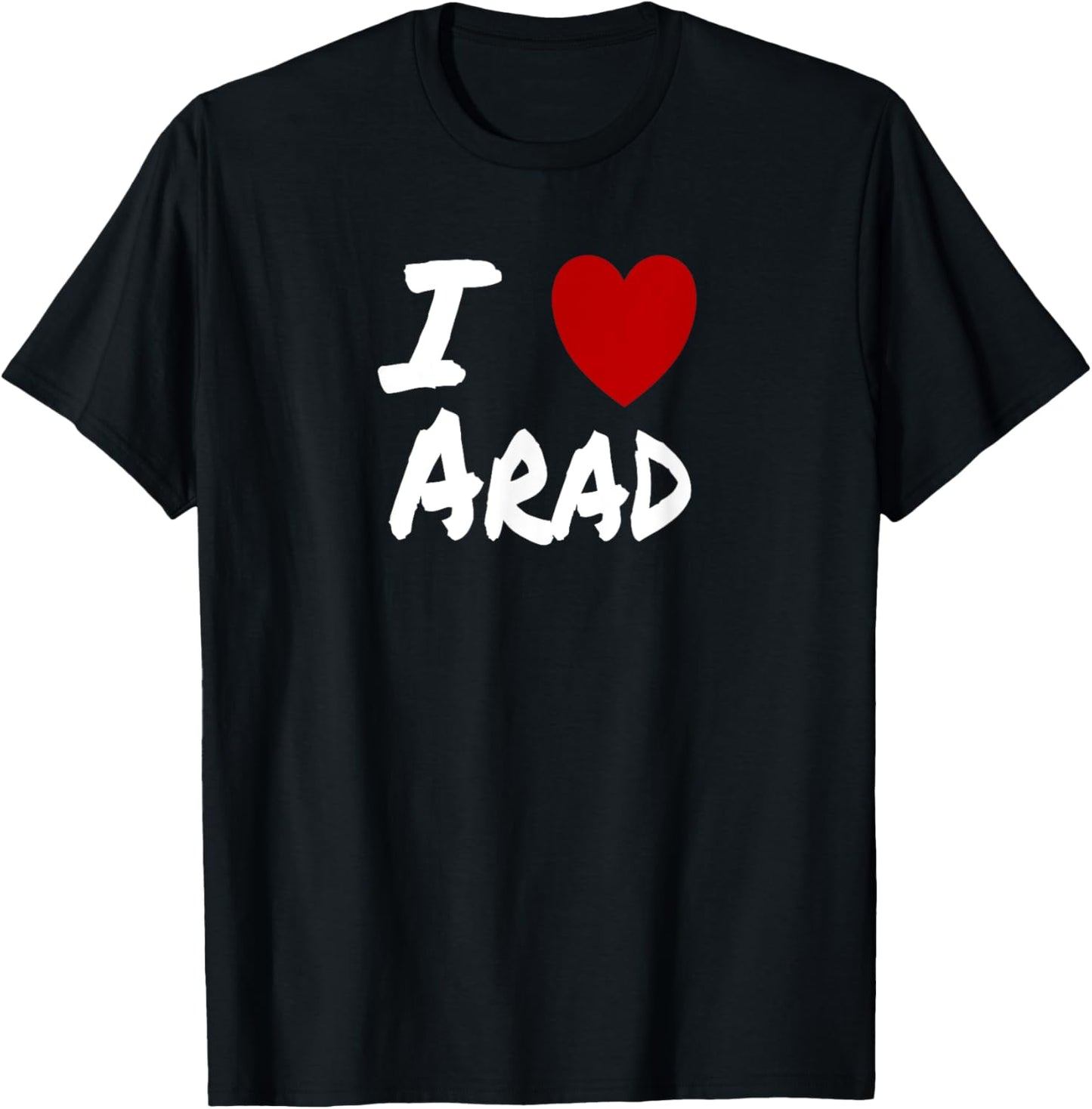 I Heart (Love) Arad Travel Vacation Tourism Romania T-Shirt - T-Shirt | Black