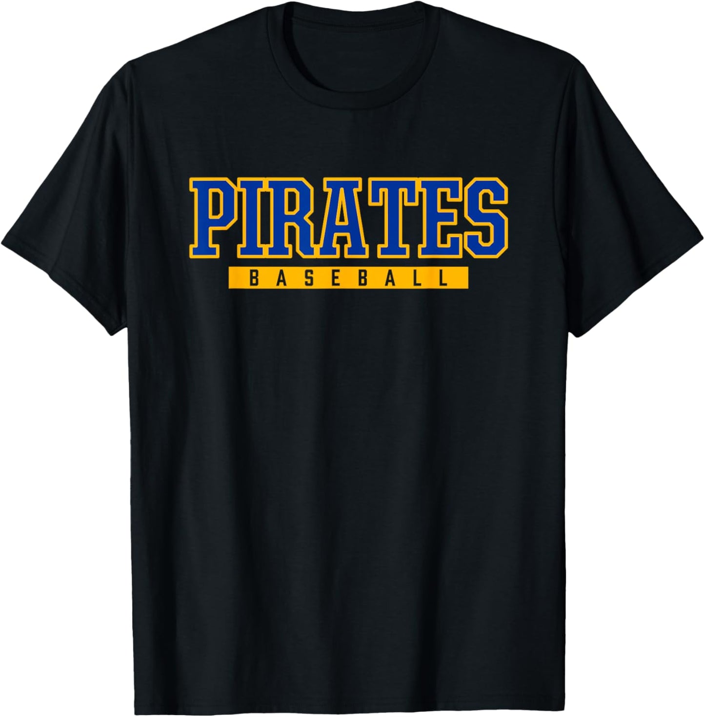 Fernandina Beach Pirates Baseball T-Shirt - T-Shirt | Black
