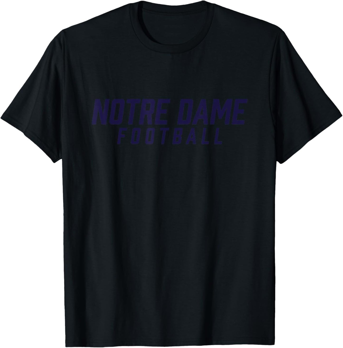 Notre Dame High School Football Team T-Shirt - T-Shirt | Black