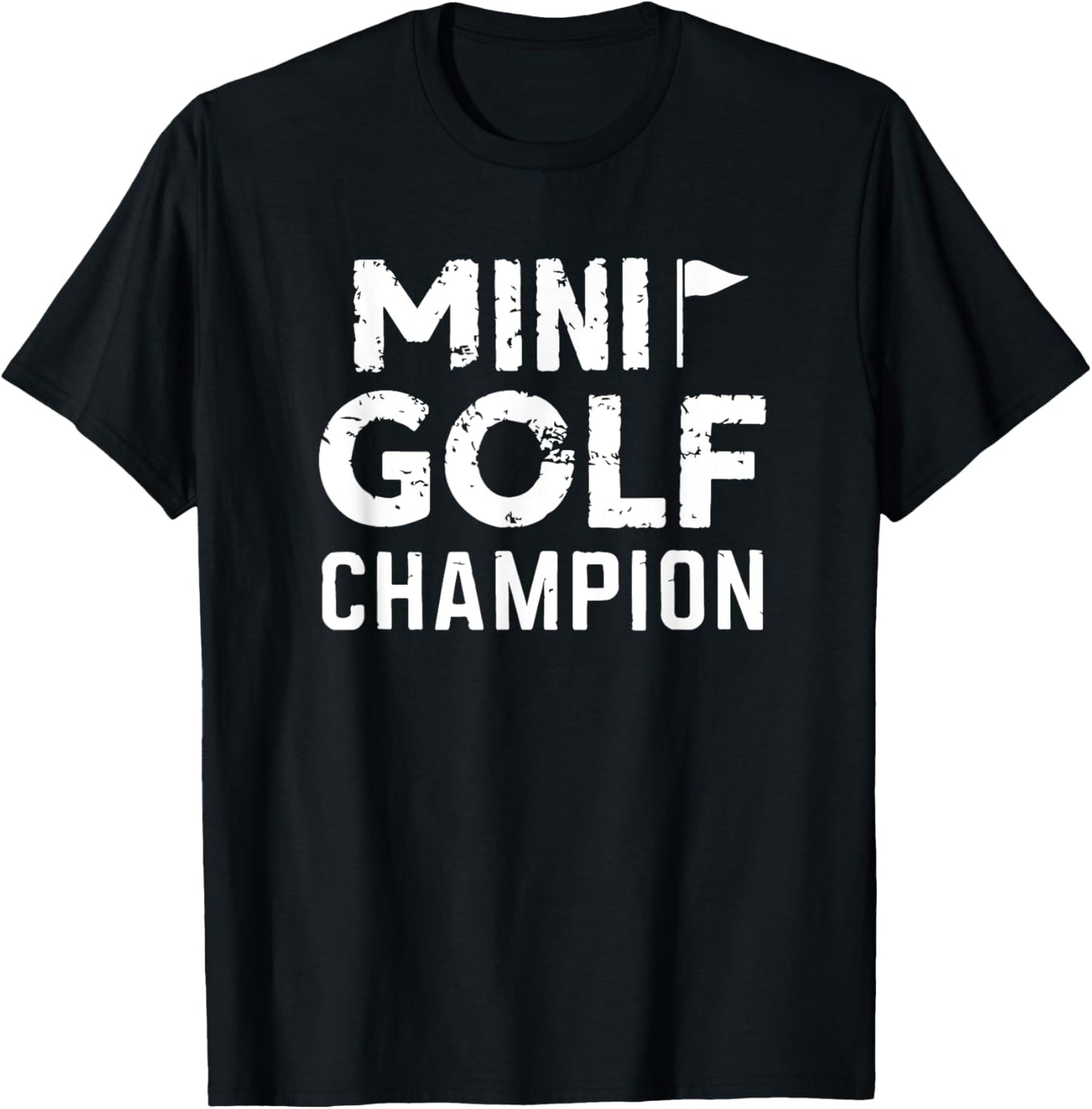 Mini Golf Champion Mini Golf Boys And Girls T-Shirt - T-Shirt | Black