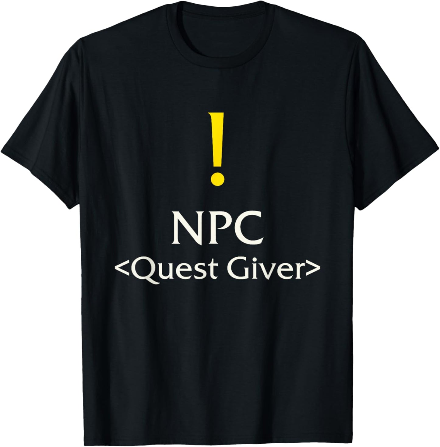 RPG LARP Gamer Quest NPC T-Shirt - T-Shirt | Black