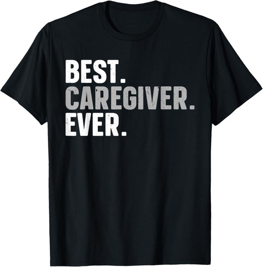 Funny Caregiver Design Women Caregiving Caregiver T-Shirt - T-Shirt | Black