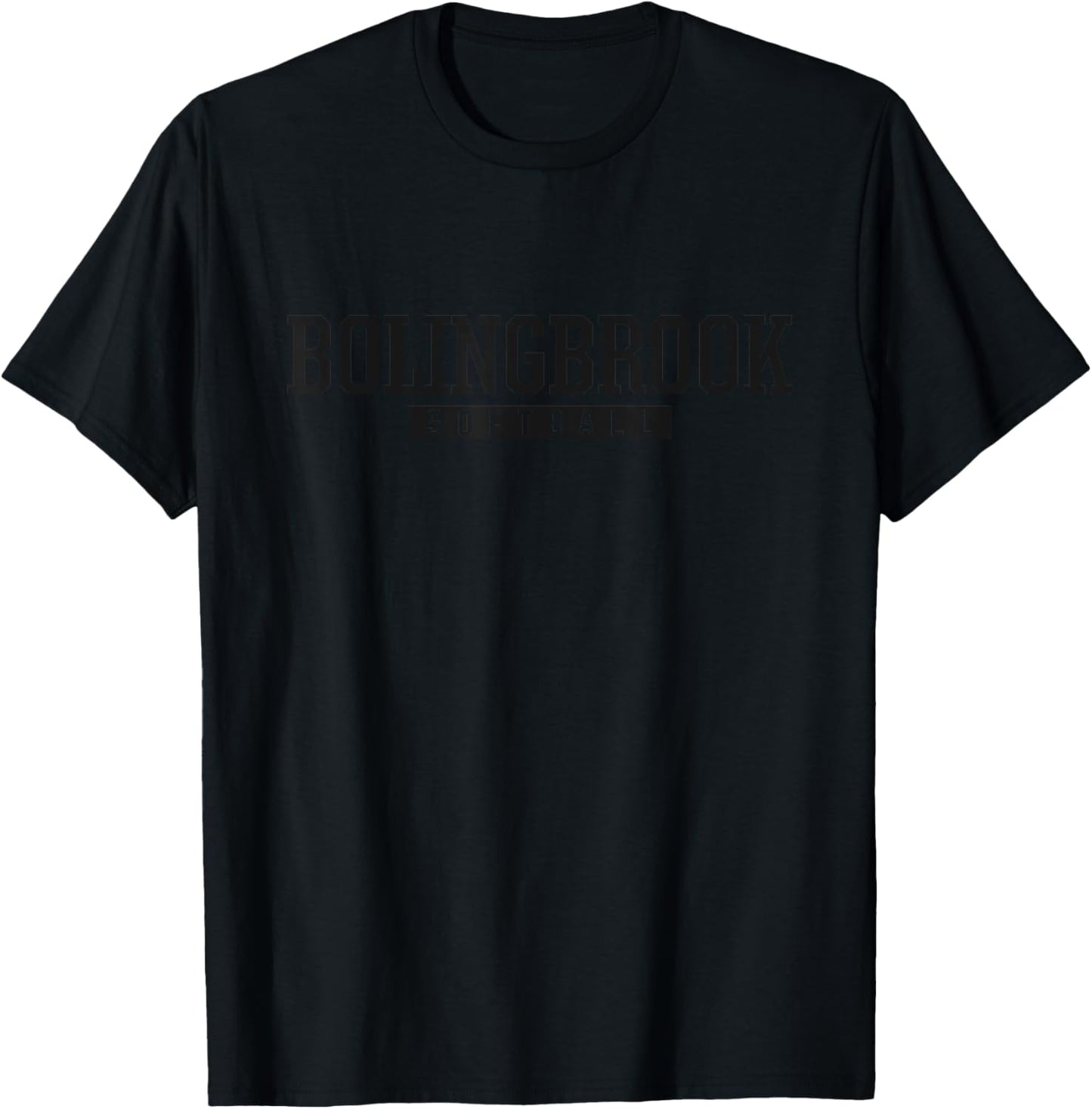 Bolingbrook High School Softball T-Shirt - T-Shirt | Black