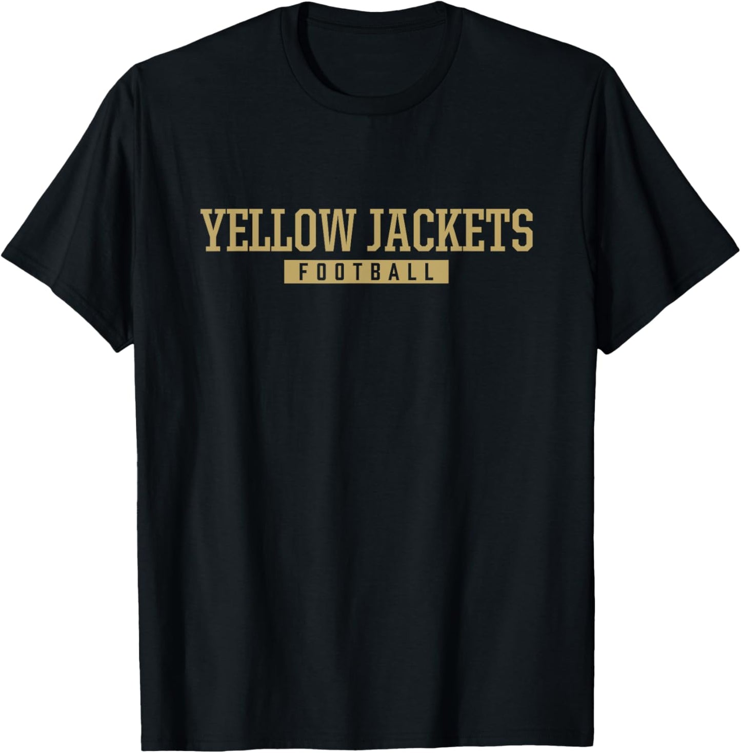 Oxford Yellow Jackets Football HS T-Shirt - T-Shirt | Black