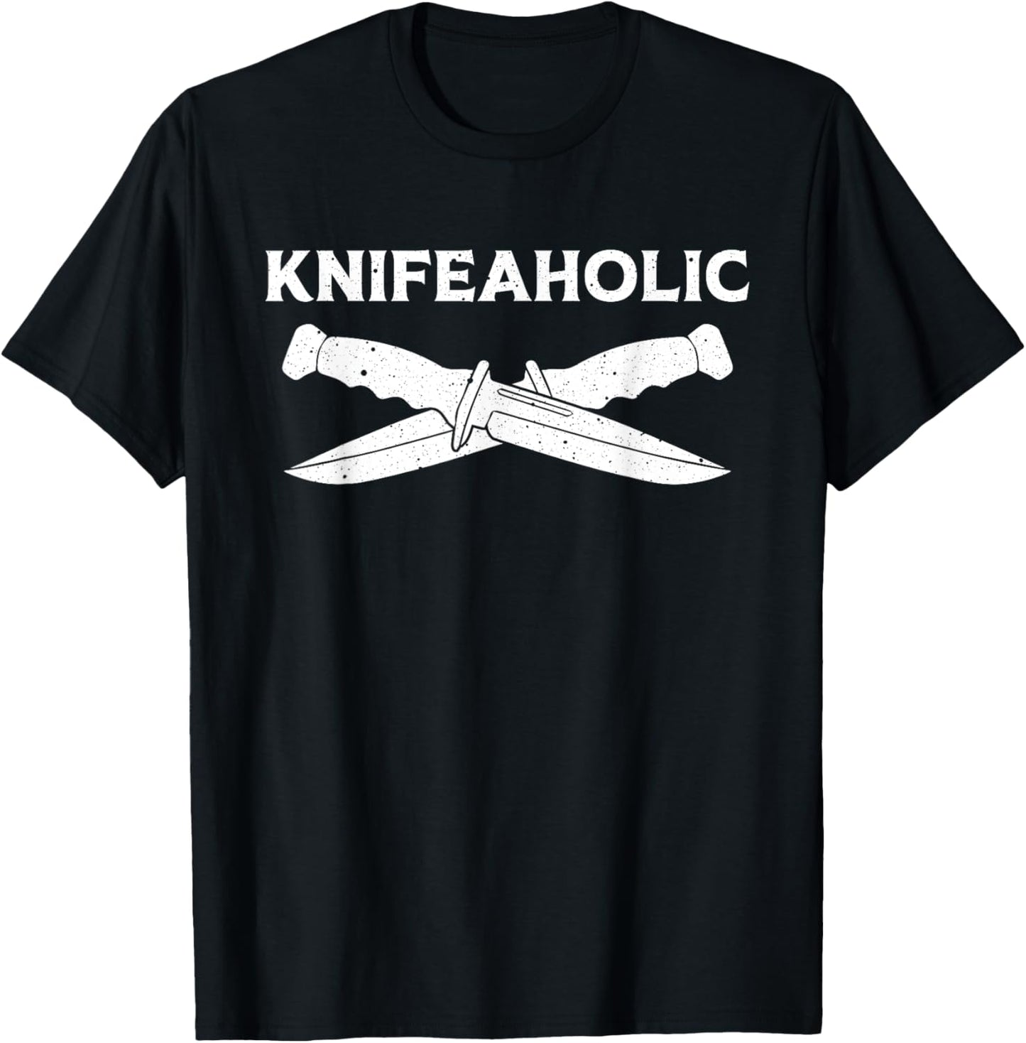 Knife Collector Art Women Knife Lover Knife Collecor T-Shirt - T-Shirt | Black