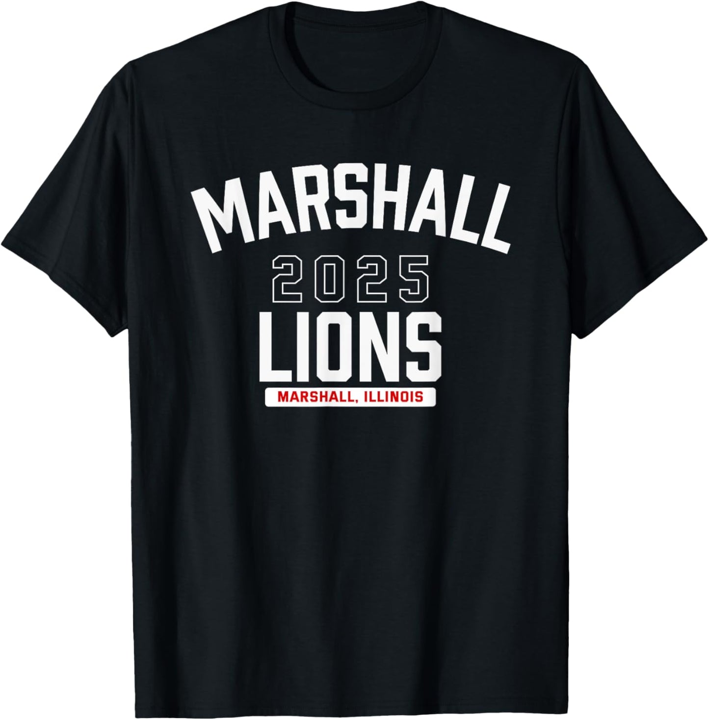 Marshall Lions Marshall, Illinois 2025 T-Shirt - T-Shirt | Black