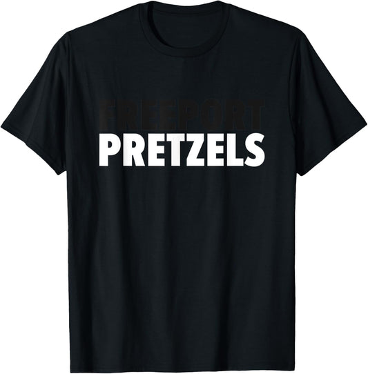 Freeport Pretzels Bold T-Shirt - T-Shirt | Black