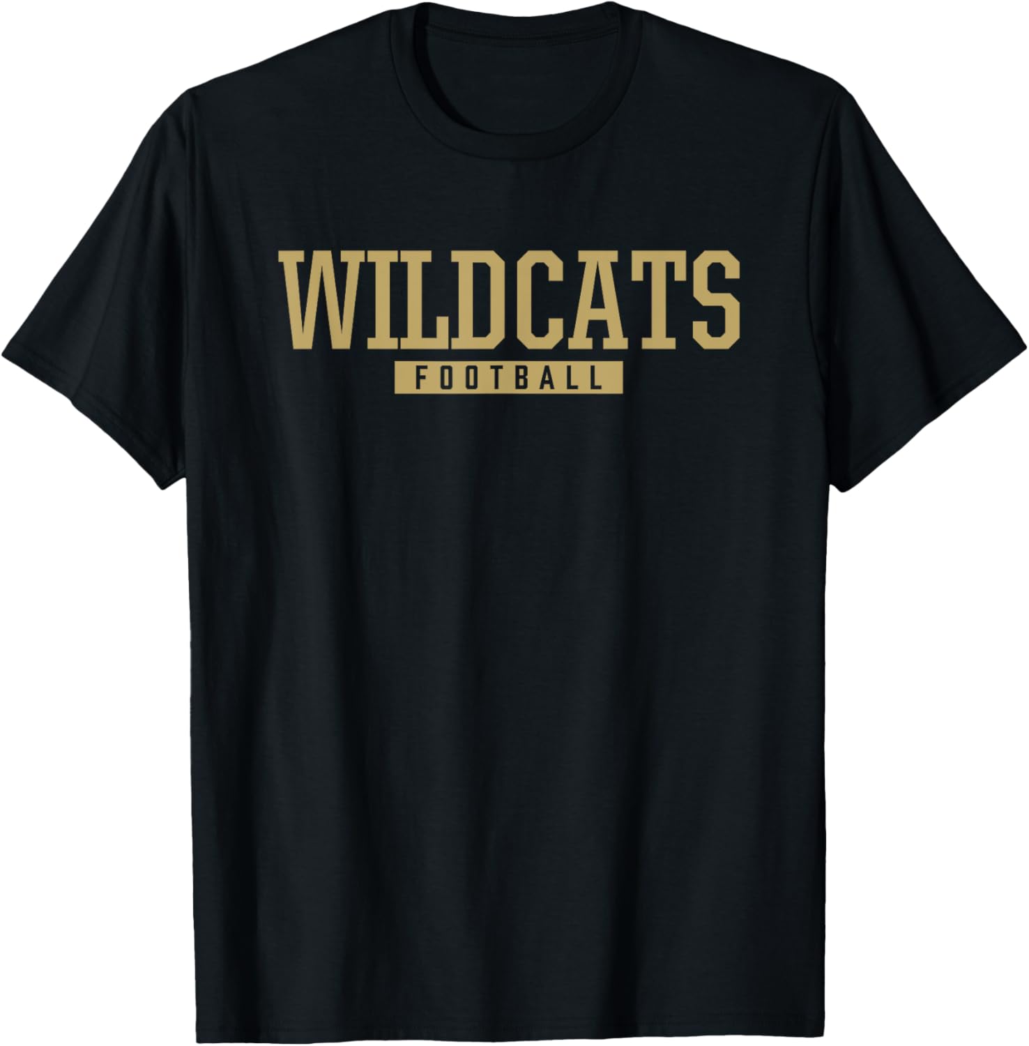Whitney Wildcats Football HS T-Shirt - T-Shirt | Black