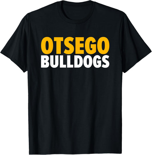 Otsego Bulldogs Bold T-Shirt - T-Shirt | Black