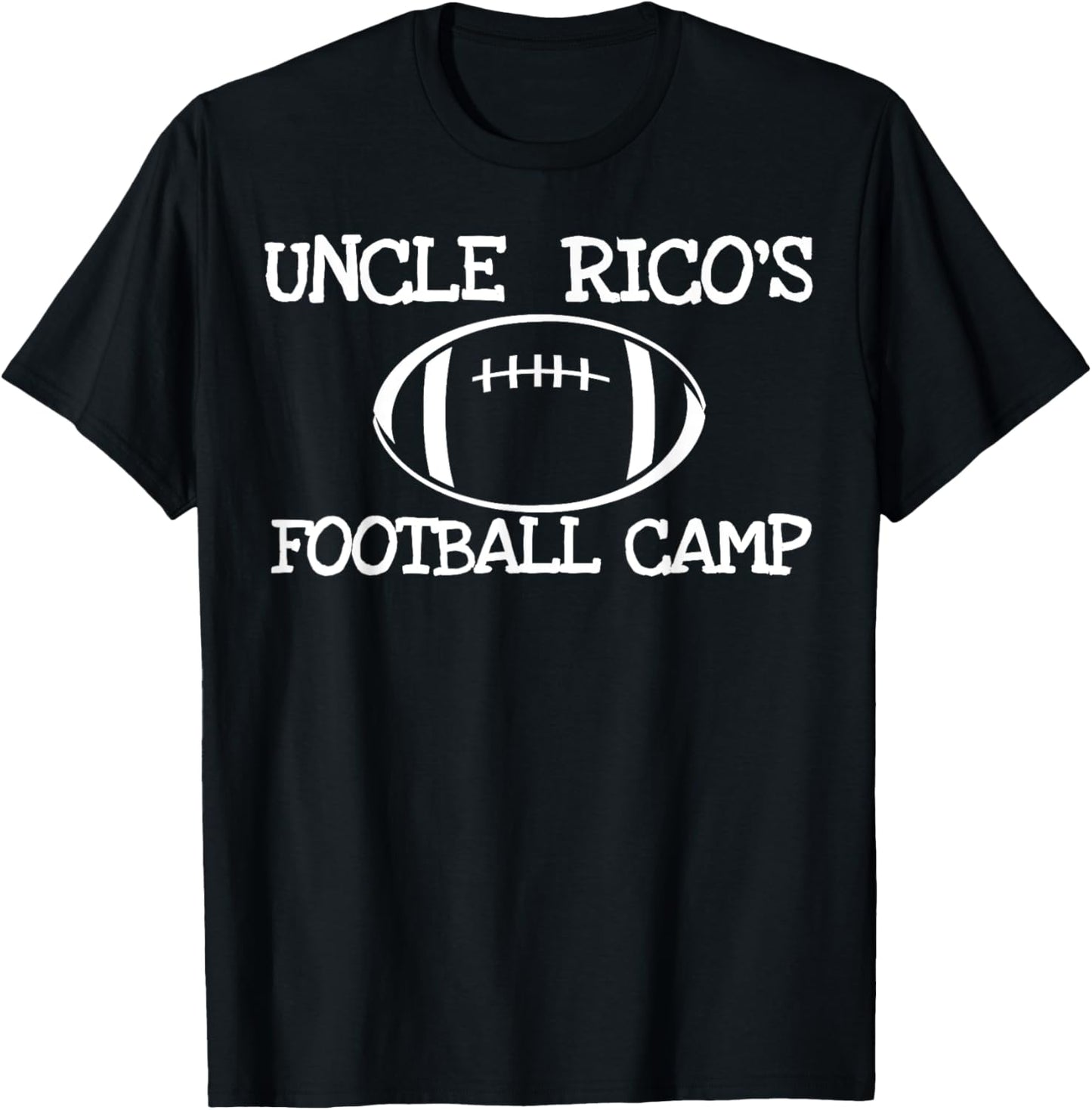 Uncle Rico's Football Camp Funny 2000's Pop Culture T-Shirt - T-Shirt | Black