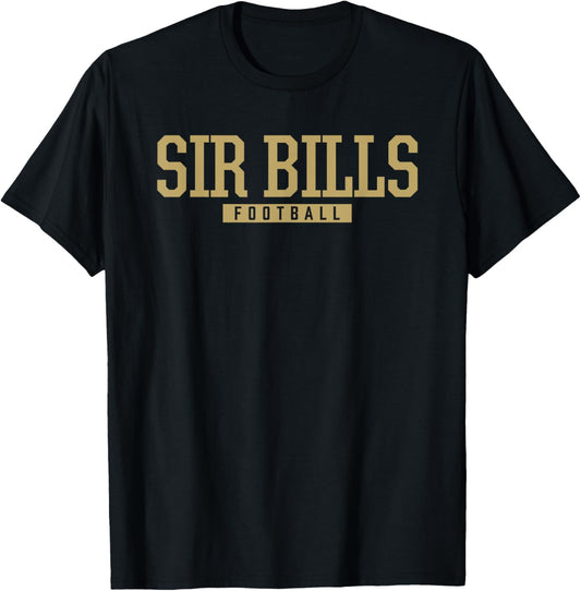 Johnstown Sir Bills Football HS T-Shirt - T-Shirt | Black