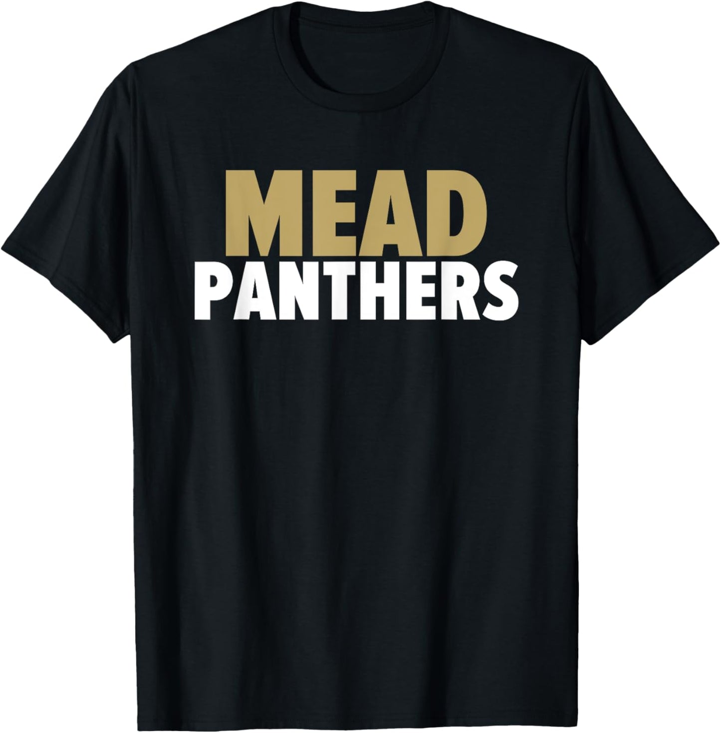 Mead Panthers Bold T-Shirt - T-Shirt | Black