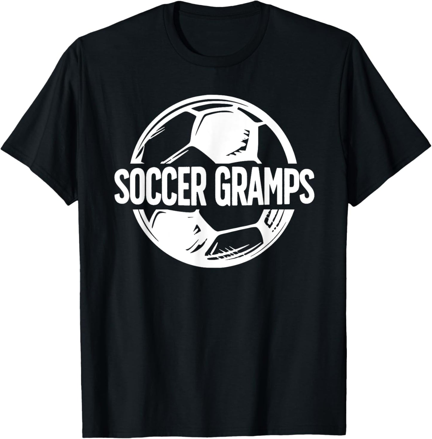 Soccer Gramps Grandpa Gramps Of A Soccer Player Gramps T-Shirt - T-Shirt | Black