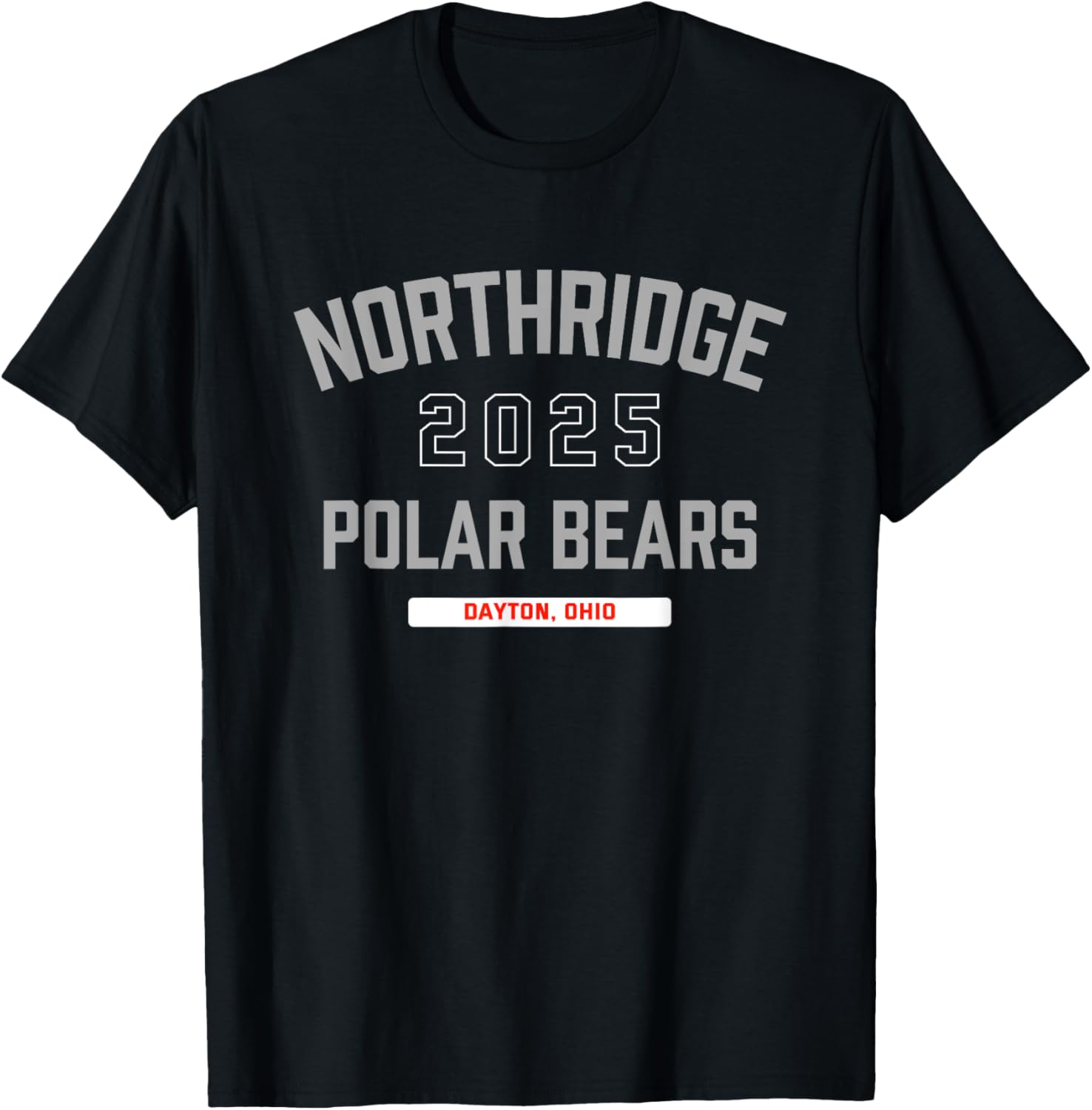 Northridge Polar Bears Dayton, Ohio 2025 T-Shirt - T-Shirt | Black