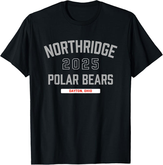 Northridge Polar Bears Dayton, Ohio 2025 T-Shirt - T-Shirt | Black